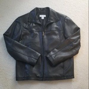 Calvin Klein Leather Jacket - M